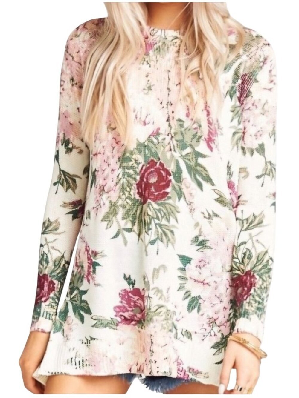 Show Me Your Mumu Campfire Sweater Duchess Darling Knit Tunic Sweater Size S